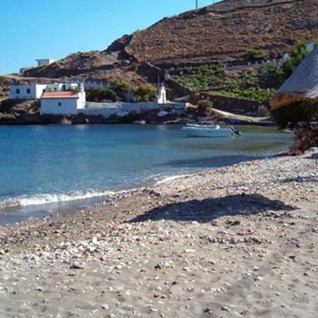 Agios Stefanos, a sandy and pebbly beach, AGIOS STEFANOS (Port) KYTHNOS
