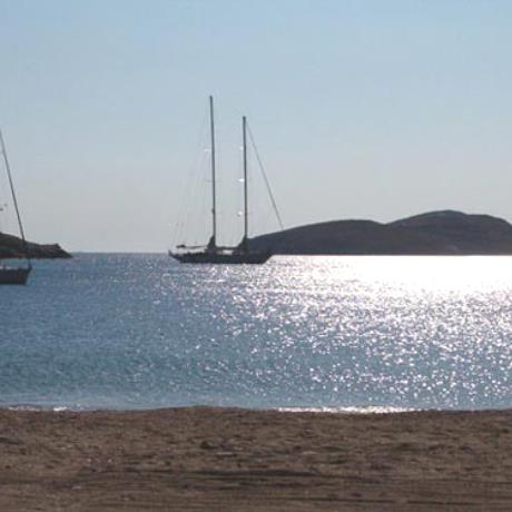 Apokrissi/Apokroussi beach is located on the western side of the island & near Kythnos capital town, APOKRISSI (Settlement) KYTHNOS