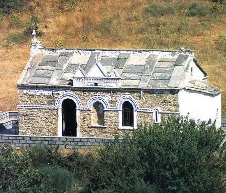 Agios Dimitrios, the byzantine church of St Dimitrios (11th century) AGIOS DIMITRIOS (Village) KARYSTIA