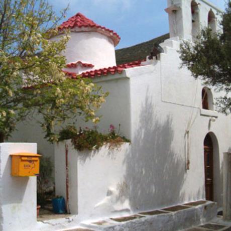 Panagia village, the church of the Assumption of the Virgin Mary (before the 10th c.) is located in the centre of the village, PANAGIA (Settlement) SERIFOS