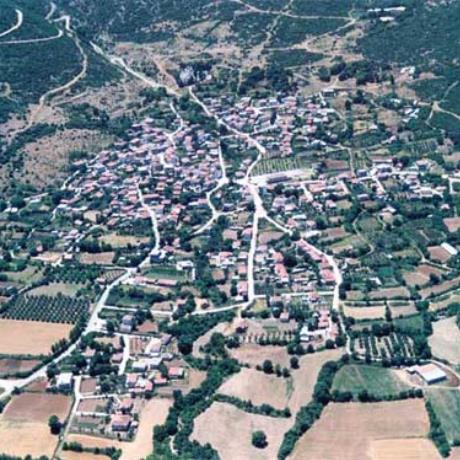 Charitomeni, aerial photo, CHARITOMENI (Village) DRAMA