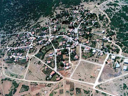 Anthochori, aerial photo ANTHOCHORI (Village) DRAMA
