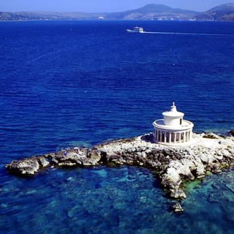 The Agioi Theodoroi Lamp, a circular lighthouse of Doric order, ARGOSTOLI (Town) KEFALLONIA