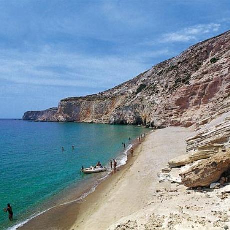 Gerakas beach; on the south coast, right on next to Agia Kyriaki beach, AGIA KYRIAKI (Beach) MILOS