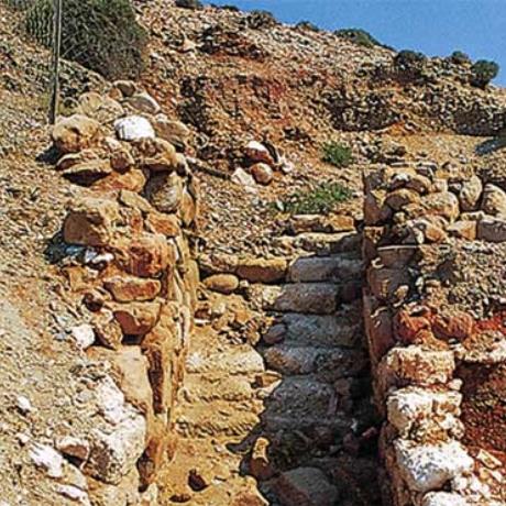 Agia Kyriaki; a prehistoric era staircase in the area, AGIA KYRIAKI (Beach) MILOS