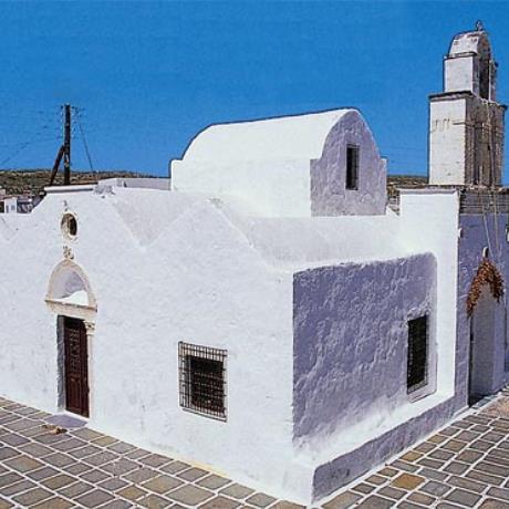 Adamas, Ecclesiastical Museum of Milos; it is housed in the Holy Trinity church (9th c.), an interesting monument with influences by the Frankish rule period architectural style , MILOS (Port) KYKLADES
