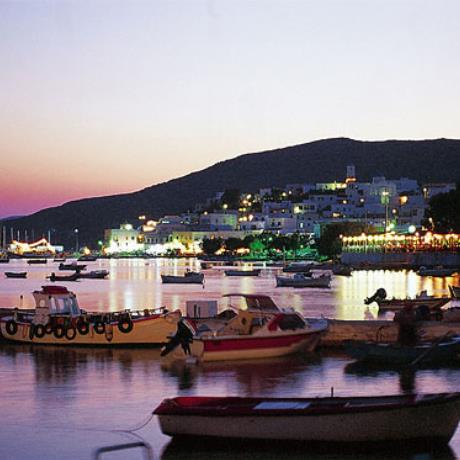 Adamas, a view of the village and port that are very busy in summertime, MILOS (Port) KYKLADES