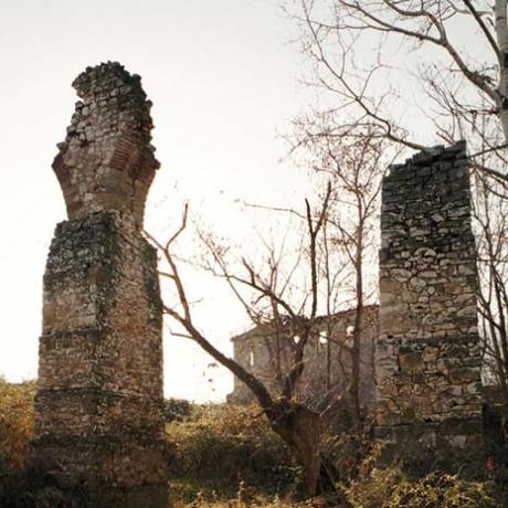 Amygdalia, architectural remnants, AMYGDALIA (Village) LARISSA