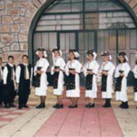 Agios Georgios, young people wearing 'Gidas' traditional costume, AGIOS GEORGIOS (Village) GIANNITSA