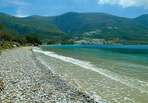 Amorgos beaches; a pebbled beach in Egiali bay EGIALI (Port) AMORGOS