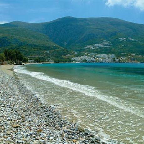 Amorgos beaches; a pebbled beach in Egiali bay, EGIALI (Port) AMORGOS