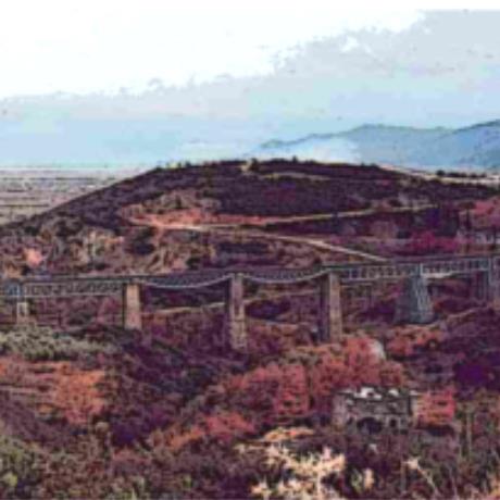 Gorgopotamos, view of the bridge, GORGOPOTAMOS (Village) FTHIOTIDA