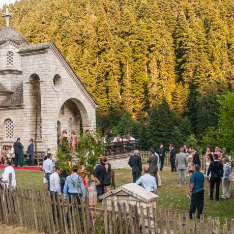 Pertouli, wedding at St. Kyriaki chapel in the middle of a field, PERTOULI (Village) TRIKALA
