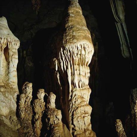 Alistrati - cavern, cave formations of elliptic shape, ALISTRATI (Small town) SERRES