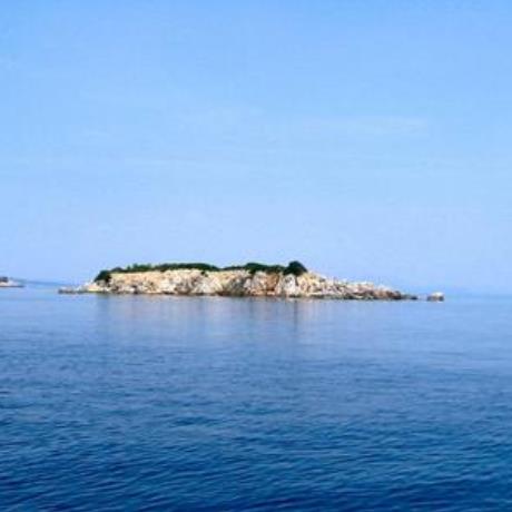 Agios Nikolaos islet at Roboti bay near Marmagas settlement, AGIOS NIKOLAOS (Rocky island) ITHAKI