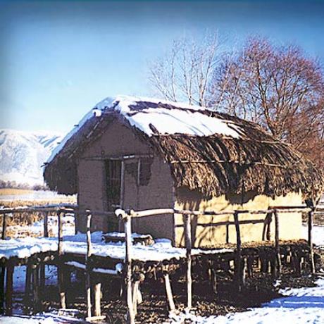 Dispilio neolithic settlement - the visitor can walk on wooden platforms and tour the lake settlement of the 6th millennium, DISPILIO (Village) KASTORIA