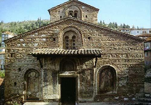 Kastoria churches - Agioi Anargyroi is one of the earliest byzantine monuments of Kastoria (of early 11th c.) KASTORIA (Town) MAKEDONIA WEST
