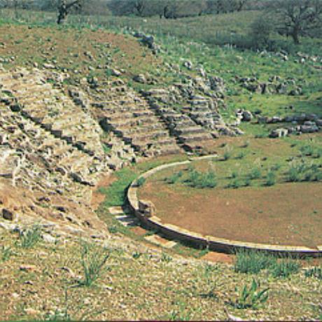 Iniades, the ancient town theatre, INIADES (Ancient city) IERA POLIS MESSOLONGIOU