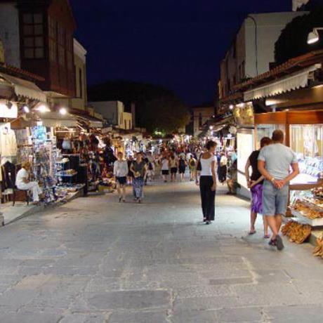 Rodos - touristic shops in the old town , RHODES (Town) DODEKANISSOS