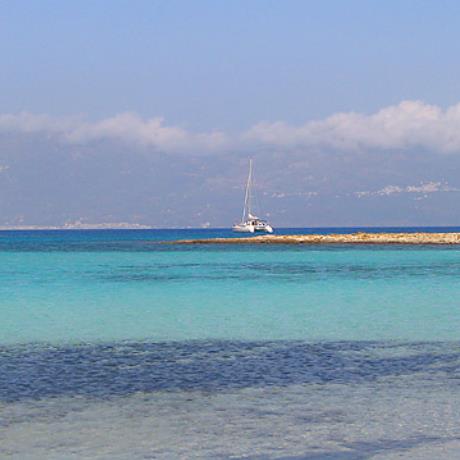 A sail boat near Lefki beach, ELAFONISSOS (Island) PELOPONNISOS
