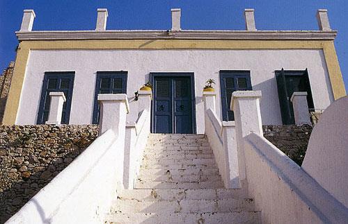 Amaranti’s house, behind Ai-Nikolas. Built in 1860. CHALKI (Village) DODEKANISSOS