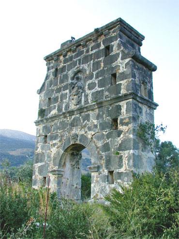 The ruins of St. Andreas Byzantine chapel (Ano Katelios) KATELIOS (Settlement) KEFALLONIA