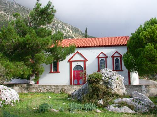 St. Marina church in Kolaiti village on the road to Aenos KOLAITIS (Settlement) KEFALLINIA