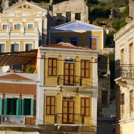 Fronts of buildings, SYMI (Small town) DODEKANISSOS