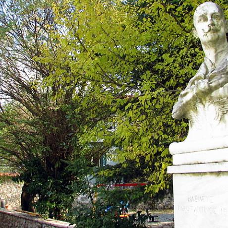 King Constantinos ΧΙΙ's statue in Stemnitsa's square, STEMNITSA (Village) TRIKOLONES