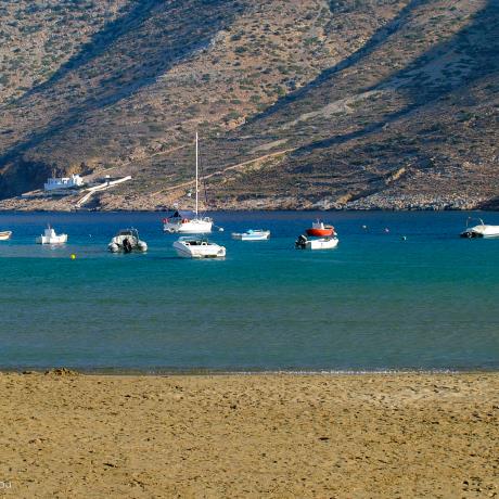 Beach at the port, SIFNOS (Port) KYKLADES