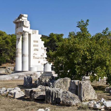 The restored propylon of the ceremonial banqueting hall at the Asklepieion of Epidaurus, ASKLEPIEION OF EPIDAURUS (Ancient sanctuary) ARGOLIS