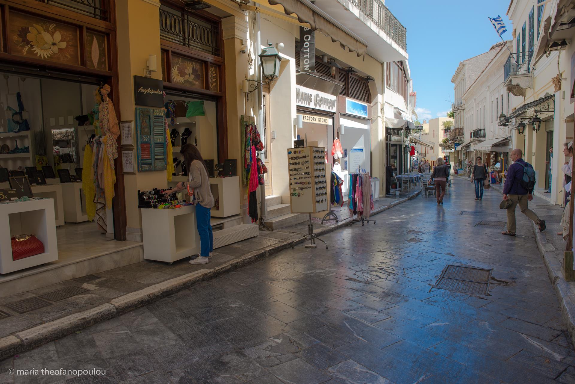 Andrianou Street in Plaka PLAKA (City quarter) ATHENS