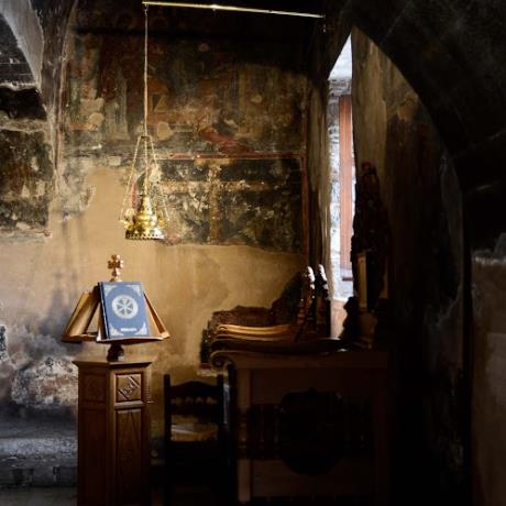 The interior of a church in Kera, MONI KARDIOTISSAS (Monastery) CHERSONISSOS