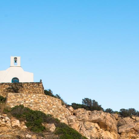 Agios Georgios chapel above the small port at Platis Gyalos, PLATYS GYALOS (Settlement) SIFNOS