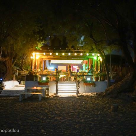 Niki's beach bar at Faros beach, FANARI (Settlement) IKARIA