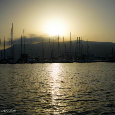Lispi port at sunset, LIPSI (Port) DODEKANISSOS