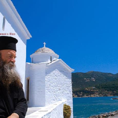 Orthodox priest, SKOPELOS (Island) NORTH SPORADES