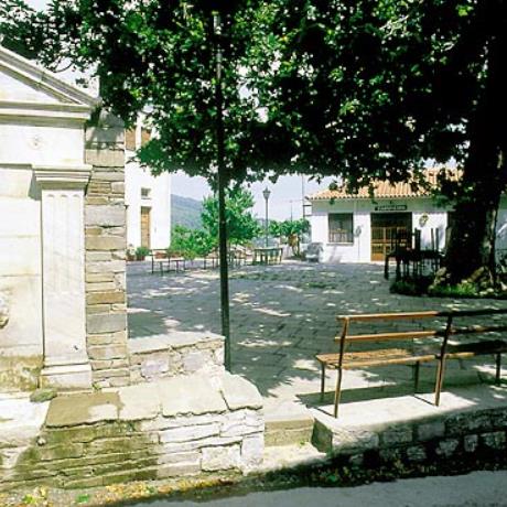 Stone-built fountain at the sqare, XORYCHTI (Village) ZAGORA-MOURESI