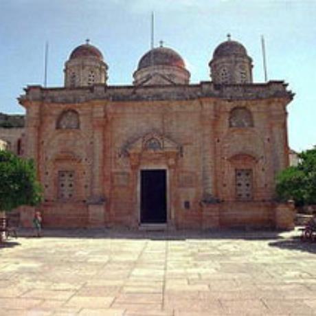 Church on the yard of the Monastery, MONI AGIAS TRIADAS OF TZAGAROLON (Monastery) CHANIA