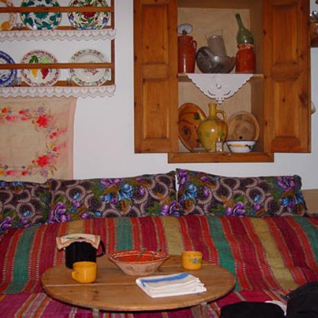 Sitting room of Antimachia Traditional House, ANTIMACHIA (Small town) KOS