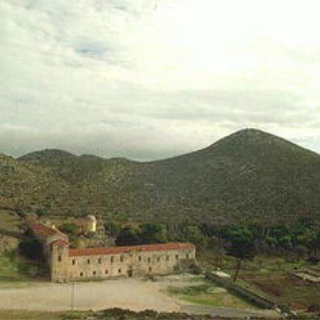 Exterior view of Gouverneto Monastery, MONI GOUVERNETOU (Monastery) AKROTIRI