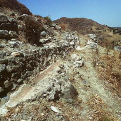 The ancient aqueduct on the Acropolis, Gortyn, GORTYS (Ancient city) HERAKLIO