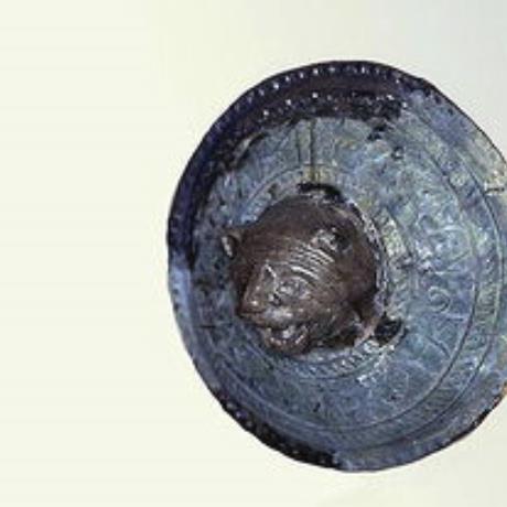 A bronze shield from the Ideon Andron Cave, IDI (Mountain) RETHYMNO