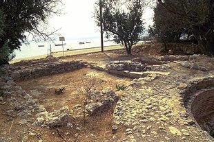 The site of the ancient city in Marathi MINOA (Ancient city) CRETE