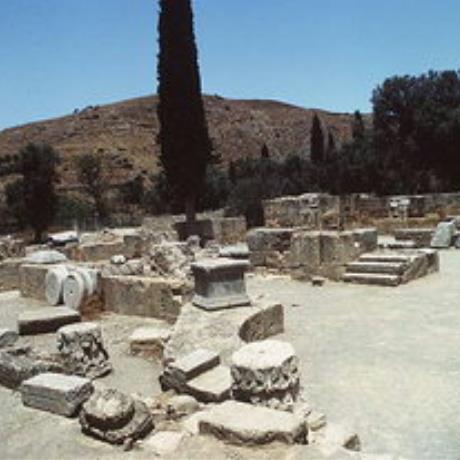 Agora ruins in front of the basilica, Gortyn, GORTYS (Ancient city) HERAKLIO