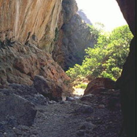 The gorge leading to Lissos, LISSOS (Ancient city) PELEKANOS