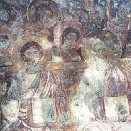 A fresco in Sotiras Christos Church, Meskla, MESKLA (Village) MOUSSOURI