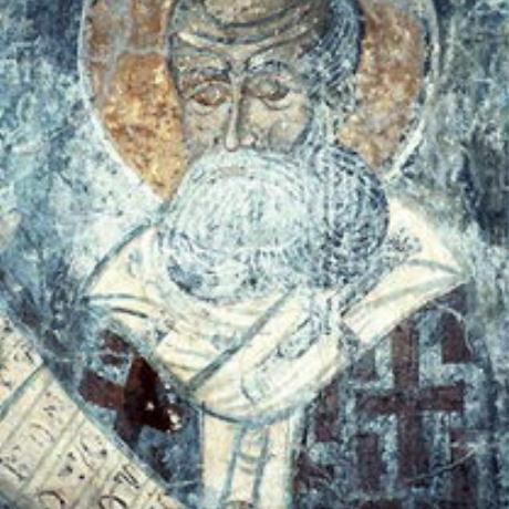 A fresco in Agia Anna Church, Anisaraki, ANISSARAKI (Settlement) KANDANOS