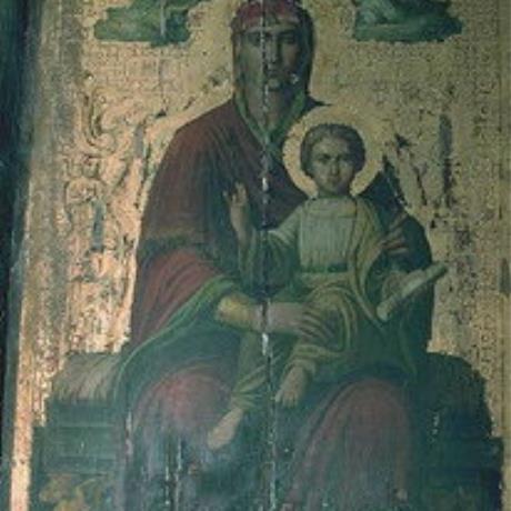 An icon in Agia Paraskevi Church in Anisaraki, ANISSARAKI (Settlement) KANDANOS