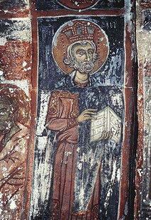 A 14C fresco in the Panagia Church, Kadros KADROS (Settlement) KANDANOS